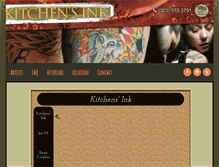 Tablet Screenshot of kitchens-ink.com